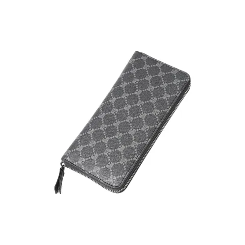 CARTELO PVC Клатч Кошелек Держатель для карт Кошелек Обычный Мужской Узор Черный Серый Хаки