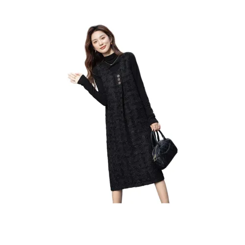 Dme Черные Женские Платья без Рукавов