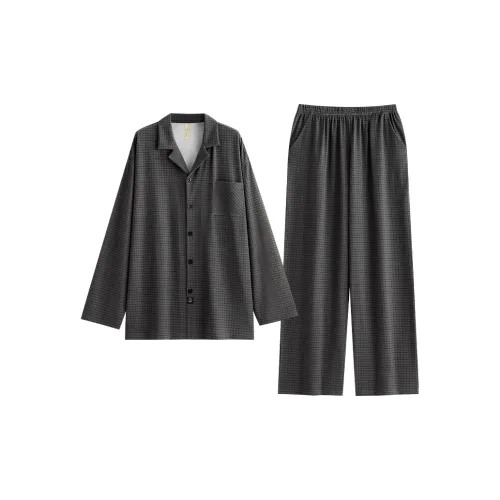 JIALEFEN 912415 Deep Ink Gray Мужской Пижамный Комплект