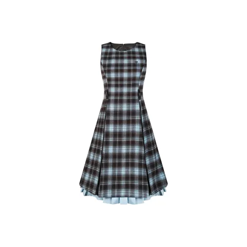 Umoumo Без рукавов Платье Женское