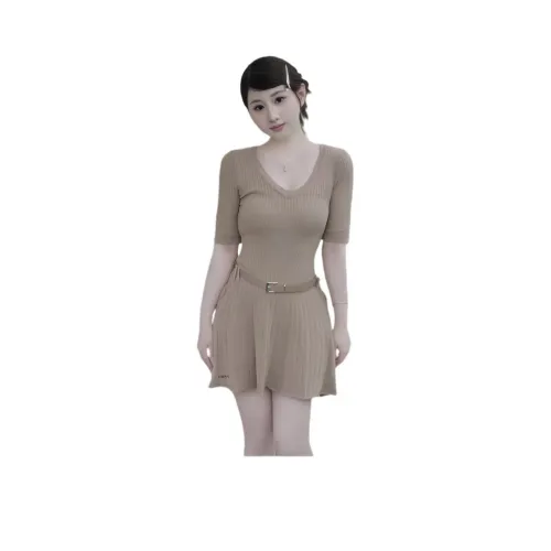 CBDVY Короткое платье с короткими рукавами женское