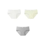 [3 упаковки] Bowknot + Flowing White + Light Heart Gray
