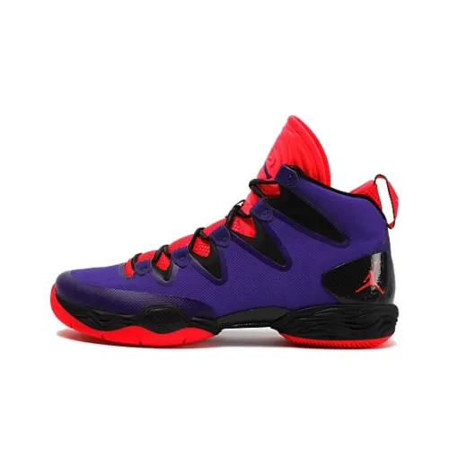 Jordan Air Джордан 28 Амортизаторы Slip-resistant и устойчивые к истиранию MID Баскетбольные кроссовки Мужские Фуксия