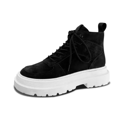 VANSSI Британский стиль Fashion Trend Versatile Байкер Ботинки Martin Boot Мужской