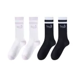 [4 упаковки] Светло-фиолетовый полосы 2 + Черные полосы 2