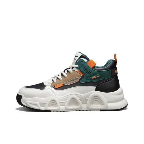 Warrior Толстоподошвенные кроссовки High Top Черный Rice Зеленый Мужской
