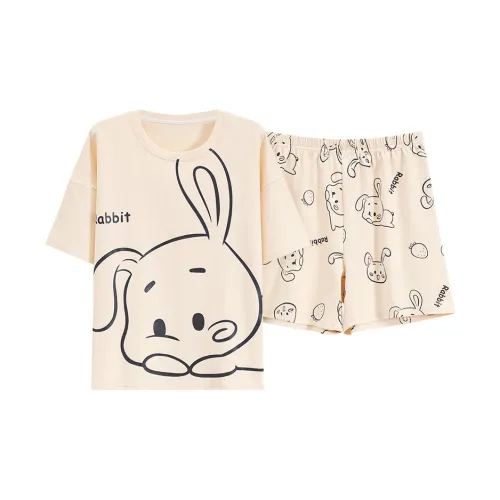 MIANQU Белый Унисекс Пижамные комплекты