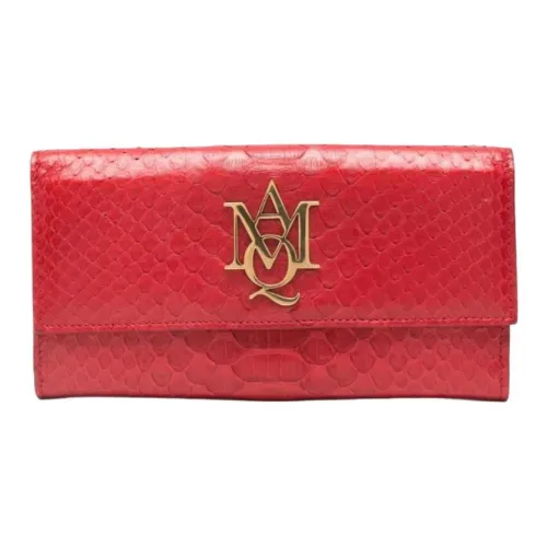 Alexander McQueen Кожа Кошелек Женские Красный