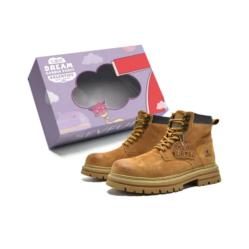 7 SEVFUN Короткий Мартин Ботинок 4CM Унисекс