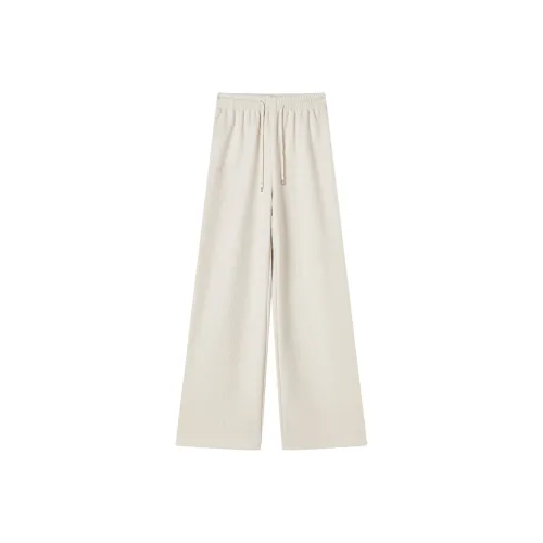 XIANGYING Цапельно-белый Женские Повседневные Брюки
