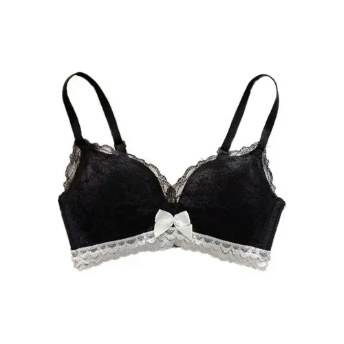 Dippanis Черный Женский Бюстгальтер
