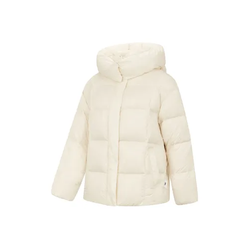 QIAODAN Кремовый Белый Женский Пух