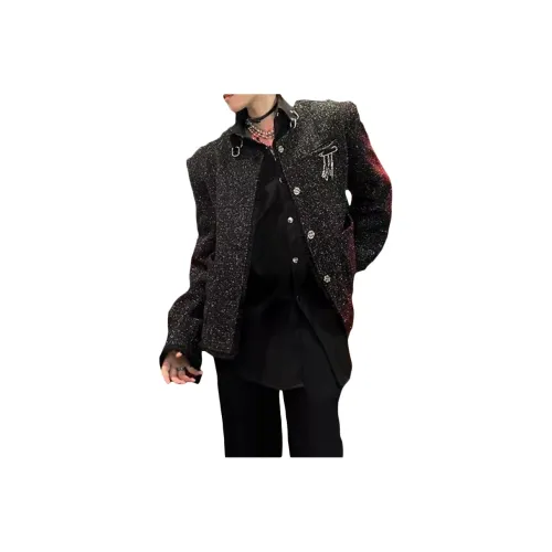 TUOFEI Черный Унисекс Куртки