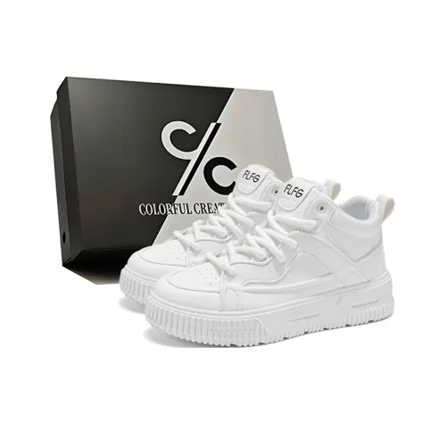Colorful Creations визуально увеличивает рост устойчивые к истиранию противоскользящие скейтбордические кроссовки Мужские