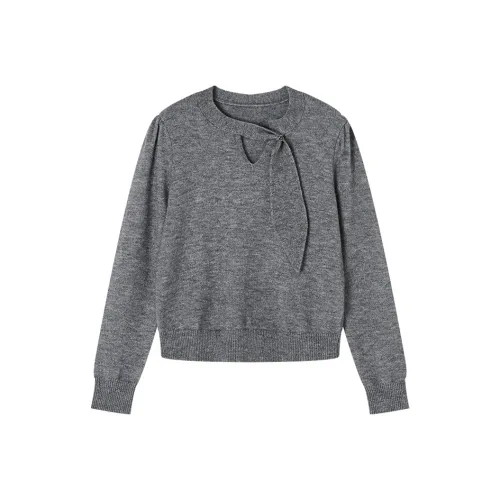 XIANGYING Лава Серый Женские Свитера