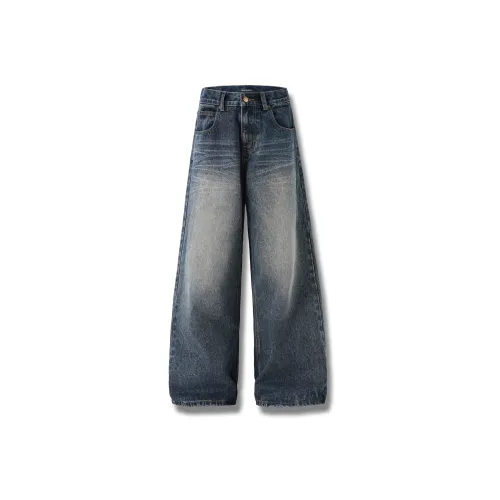 ACE VESTITI Синий Унисекс Джинсы