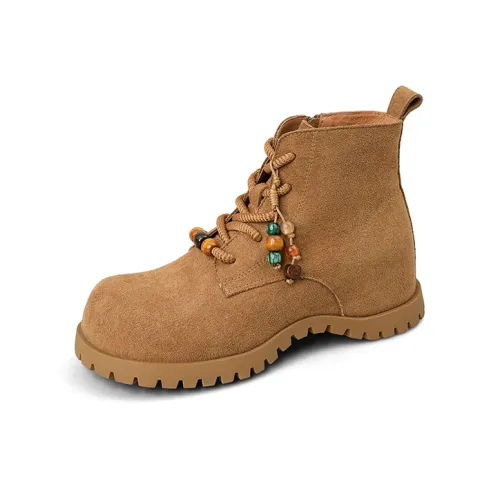 SAFIYA Ботильоны 29 из оленьей кожи CAMEL Женские