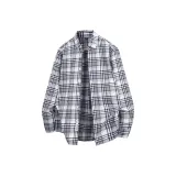 Голубо-серый в клетку