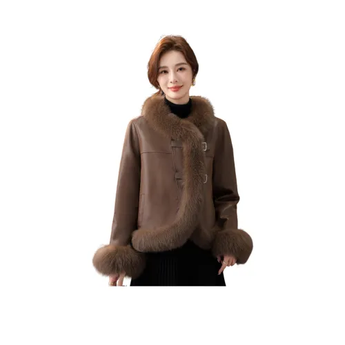 PIERRE CARDIN Кожа Куртка Женская