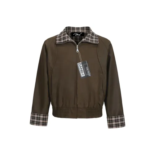 DAND Темно-коричневые унисекс куртки