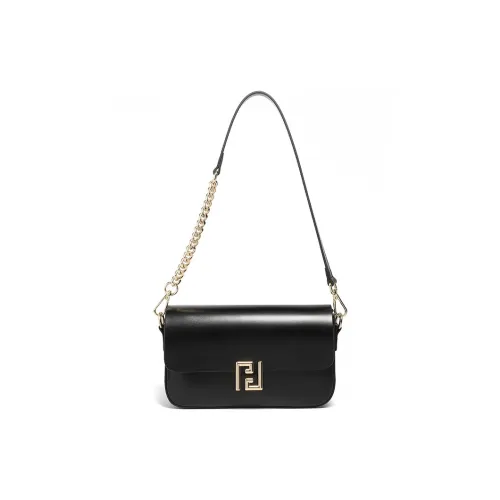 OUBOTE Коровья кожа Маленькая квадратная сумка Сумка через плечо Женская Черная Кофейная Бургунди