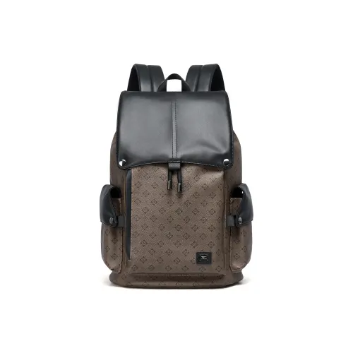 SEPTWOLVES Рюкзак из синтетической кожи QPL стандартный унисекс кофейный