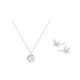 Синий эвкалипт и ожерелье с птицей + серьги с бабочкой, наборы одежды