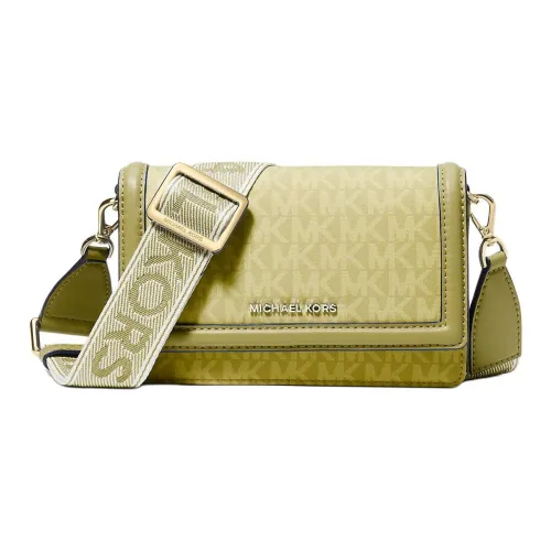 MICHAEL KORS Jet Set Полиэстер Плечо Сумка Маленькая Женская Зеленая