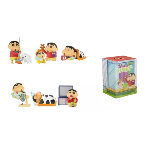 52TOYS Карандаш SHIN Chan Основные персонажи Everyday Collection Слепые коробки Один Mystery Коробка Целая коробка 6 шт