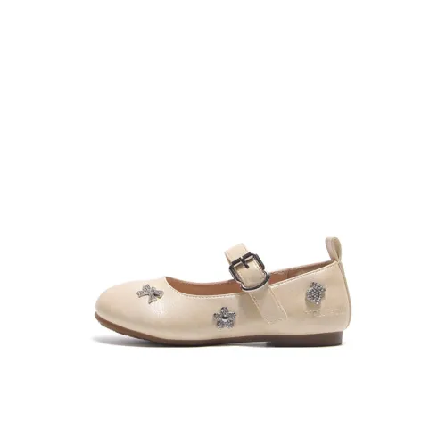 Montagut Дышащие и противоскользящие низкие кожаные туфли для детей с антискользящим покрытием