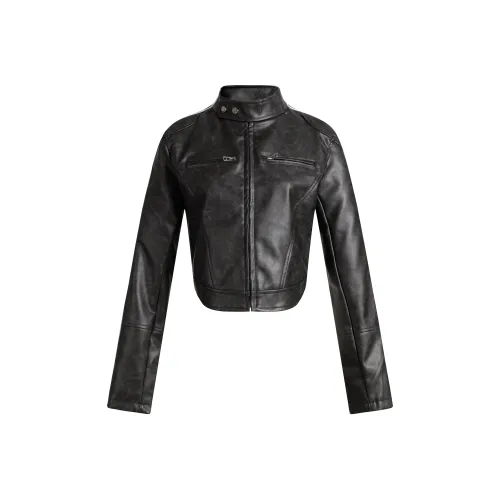 Captainbeer Кожа Куртка Женская