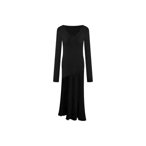 BABYLYCHEE STUDIO Длинное платье с длинными рукавами женское