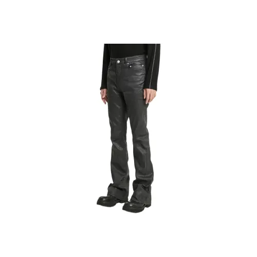 VIA VITSOE Черный Винил Унисекс Джинсы