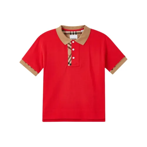 Burberry Красный Kids T-рубашки