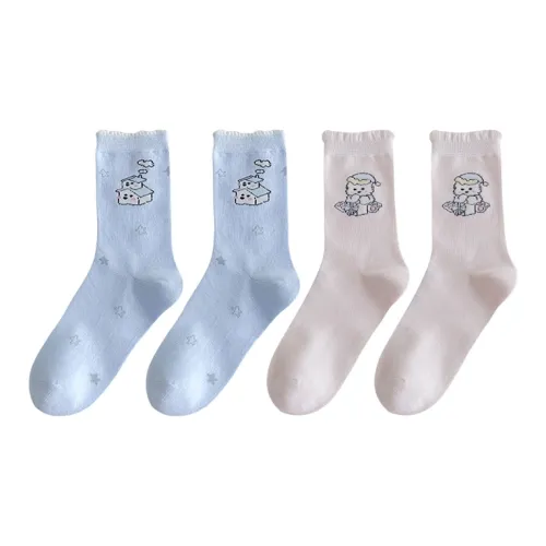 Lan Miao Женские носки MID до икры