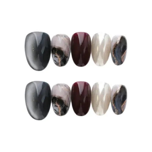 QUEENYARD Тубероза Короткий Круглый Черные оттенки Телесный Новый китайский стиль