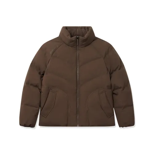 Erke ZONGXUNXILIE Пуховик Женские Карамельно-коричневый