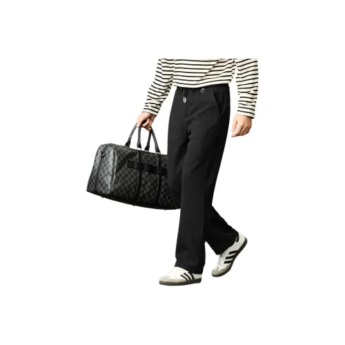 ZENGZHI Повседневные брюки свободный крой прямой крой унисекс