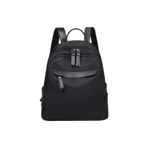 PT'SON Oxford Backpack Regular Unisex Black PT'SON Оксфорд Рюкзак Стандартный Унисекс Черный