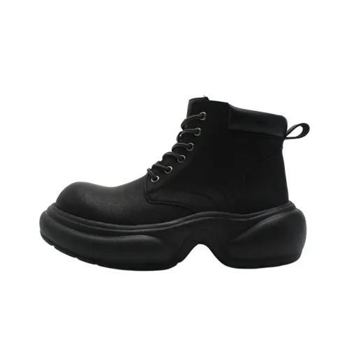 CHAOSHU Crew Derby Martin Boots Men's