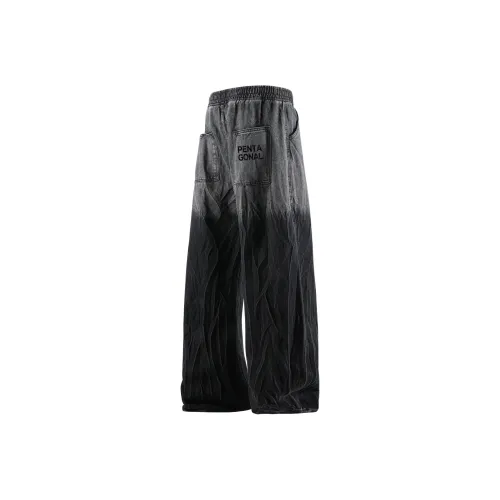 PENTAGONAL HEART Черные Мужские Джинсы