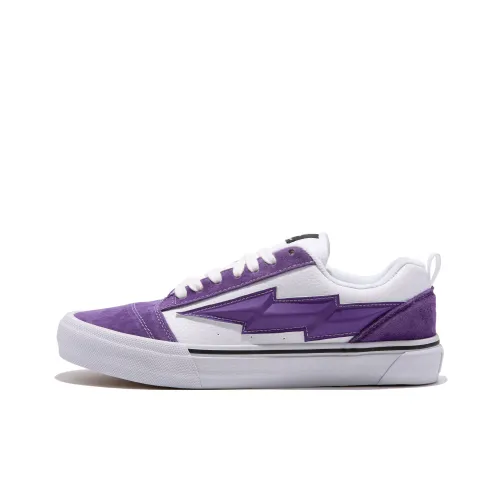 Fei Jue Покрытие Slip-Resistant Низкие Кроссовки для Скейтбординга Унисекс Фиолетовые