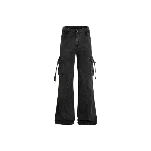 Captainbeer Черные Женские Джинсы