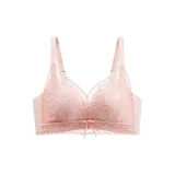 Розовая кожаная