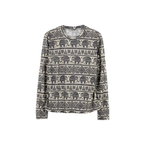 TOUCH T Рубашка Женская Бежевый Фотиния Серый