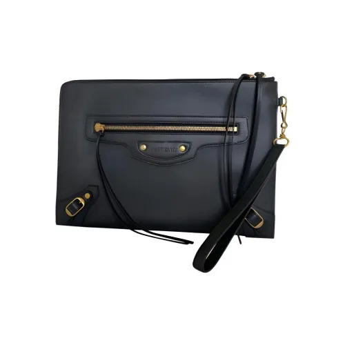 Balenciaga Кожа Клатч Женский Черный