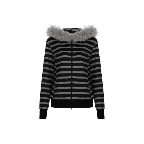 UYH Черный с принтом Женские Свитшоты