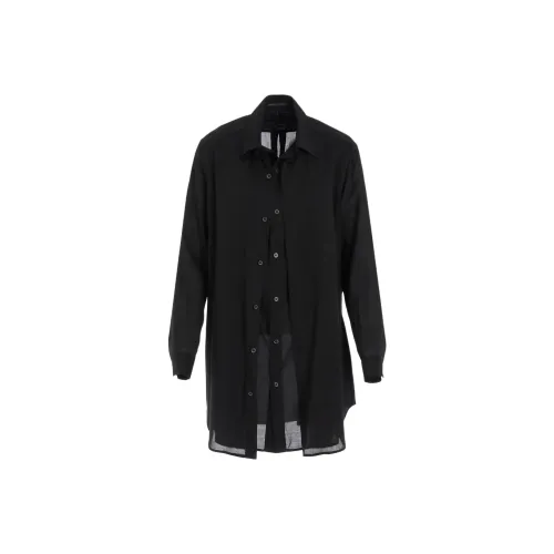 Yohji Yamamoto Femme FW25 Целлюлоза LAWN F Двойной Отделение Блоуз Рубашка Женские