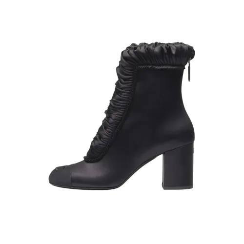 CHANEL 25K Ботильоны 7,5 см Женские Черные