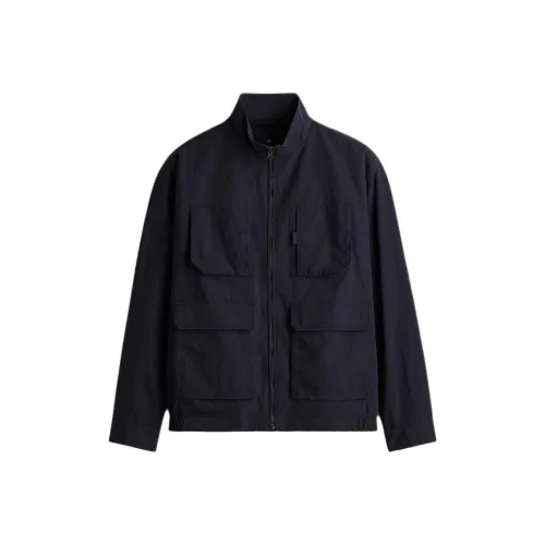 H M Blue Men's Jackets H M Синий Мужские Куртки